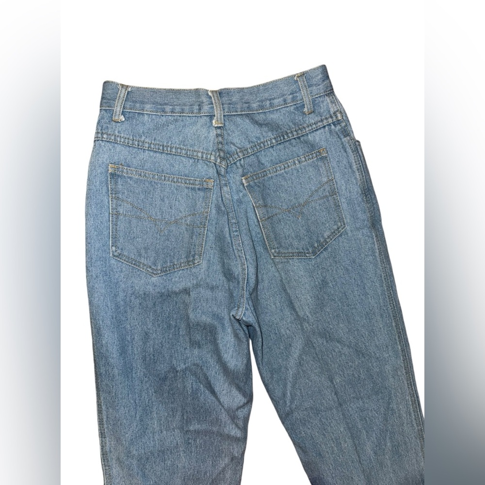 The LA Costa Spa Vintage High Waist Star Embroidery Jeans Size 10 - Picture 4 of 6